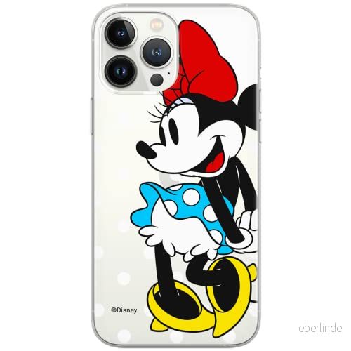 ERT GROUP mobiltelefonfodral för Samsung F62 / M62 originalt och officiellt licensierat Disney mönster Minnie 034 optimalt anpassad till formen på mobiltelefonen, gedeeltelijk transparant 5904805534256