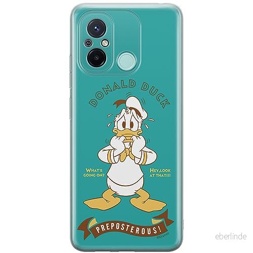 ERT GROUP mobiltelefonfodral för Xiaomi REDMI 12C/ 11A originalt och officiellt licensierat Disney mönster Donald 004 anpassad till formen på mobiltelefonen, fodral tillverkad av TPU plast 5905511854379