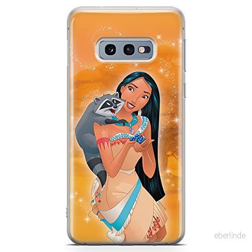 ERT GROUP mobiltelefonfodral för Samsung S10e originalt och officiellt licensierat Disney mönster Pocahontas and Meeko 001 anpassad till formen på mobiltelefonen, fodral tillverkad av TPU plast 5903040714188
