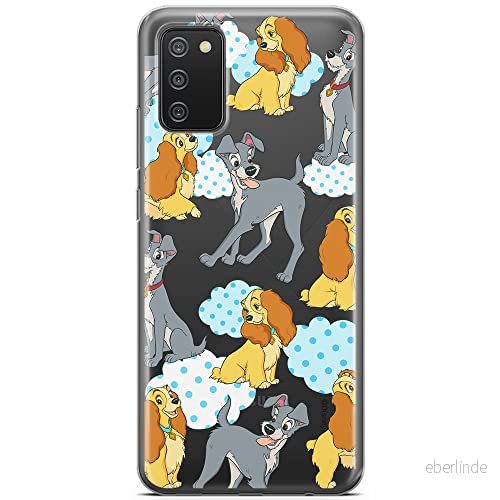 ERT GROUP mobiltelefonfodral för Samsung A02S originalt och officiellt licensierat Disney mönster Lady and the Tramp 004 optimalt anpassad till formen på mobiltelefonen, gedeeltelijk transparant 5905131774668