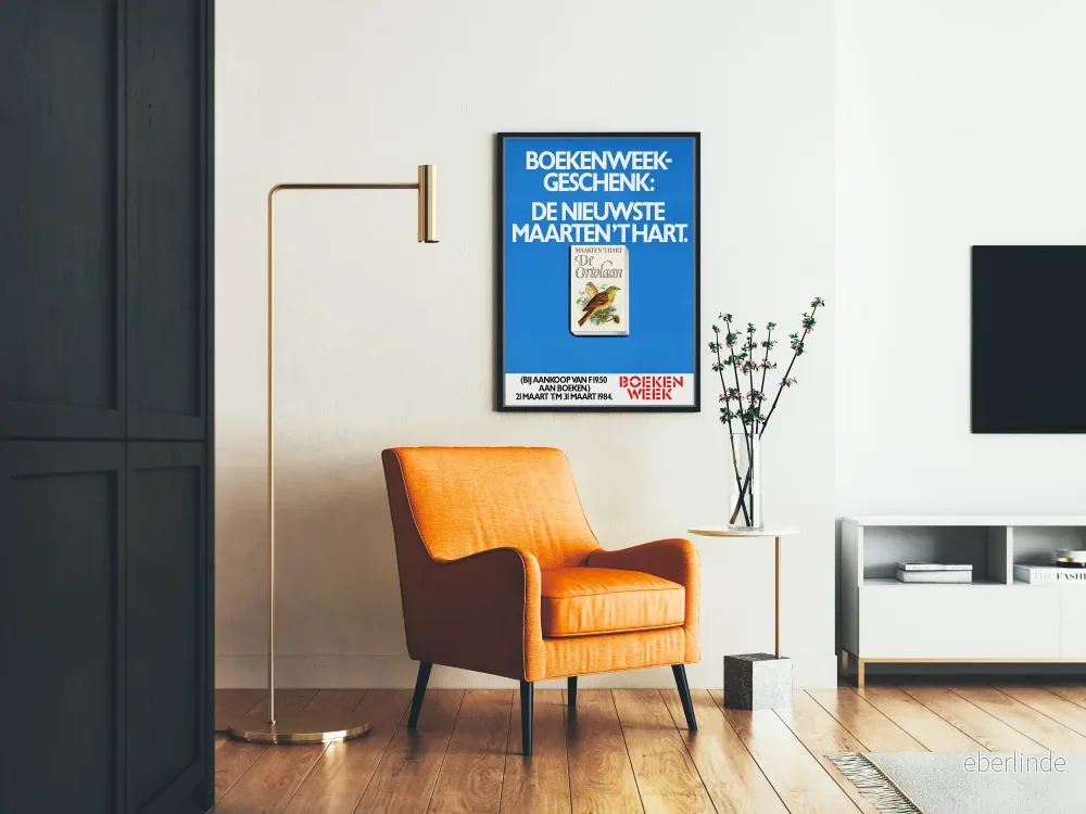 Vintageposter Boekenweekgeschenk Maarten 't Hart - Bild 2