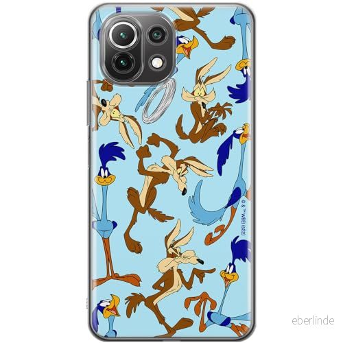 ERT GROUP mobiltelefonfodral för Xiaomi 11 LITE 4G / 5G originalt och officiellt licensierat Looney Tunes mönster 021 anpassad till formen på mobiltelefonen, fodral tillverkad av TPU plast 5905511678814
