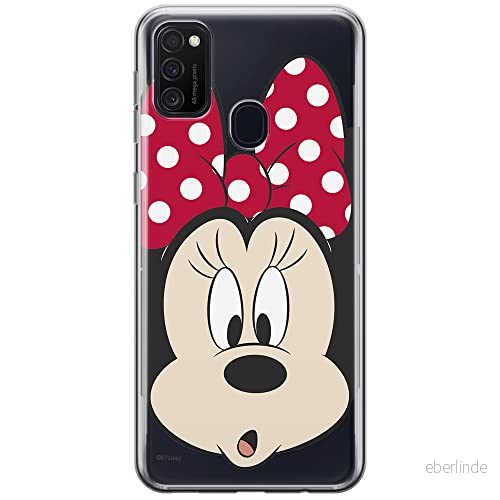 ERT GROUP mobiltelefonfodral för Samsung M21 originalt och officiellt licensierat Disney mönster Minnie 054 optimalt anpassad till formen på mobiltelefonen, gedeeltelijk transparant 5903537835099