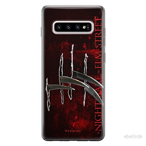 ERT GROUP mobiltelefonfodral för Samsung S10 PLUS originalt och officiellt licensierat Horror mönster Nightmare of Elm Street 004 anpassad till formen på mobiltelefonen, fodral tillverkad av TPU plast 5905511077976