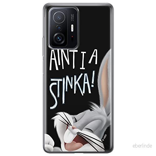 ERT GROUP mobiltelefonfodral för Xiaomi 11T 5G / PRO originalt och officiellt licensierat Looney Tunes mönster Bugs 003 anpassad till formen på mobiltelefonen, fodral tillverkad av TPU plast 5904805563393