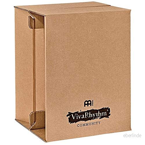 Meinl slagverk Cajon2Go Cajon instrument vikbar trumlåda för bärbarhet tillverkad av kartong (VR CAJ2GO) 840553088458