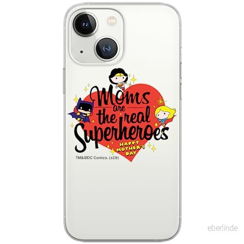 ERT GROUP mobiltelefonfodral för Iphone 13 originalt och officiellt licensierat DC mönster Super Girls 005 Vit optimalt anpassad till formen på mobiltelefonen, gedeeltelijk transparant 5903932836301