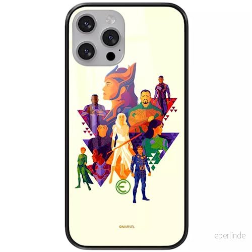 ERT GROUP mobiltelefonfodral för Apple Iphone 13 MINI originalt och officiellt licensierat Marvel mönster Eternals 007 tillverkad av härdat glas, skyddsfodral 5904805874642