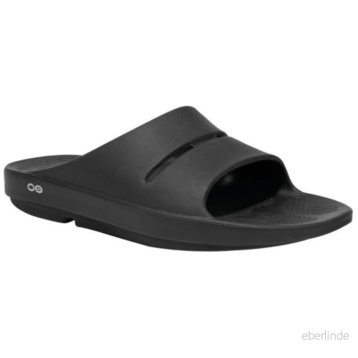 Oofos Ooriginal Badsandal, Storlek: 37, Black Konstmaterial 848282002523