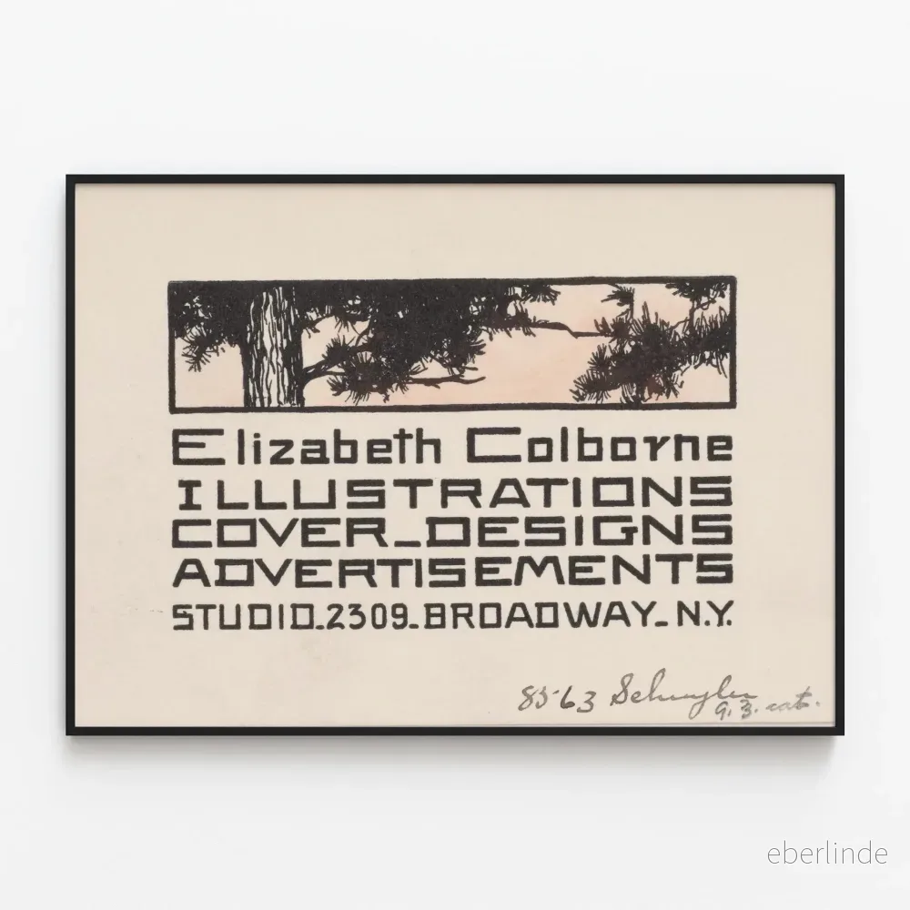 Vintageposter med Elizabeth Colborne-illustrationer och omslag