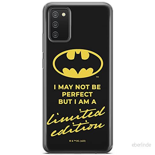 ERT GROUP mobiltelefonfodral för Samsung A02S originalt och officiellt licensierat DC mönster Batman 062 optimalt anpassad till formen på mobiltelefonen, fodral tillverkad av TPU plast 5905131517463
