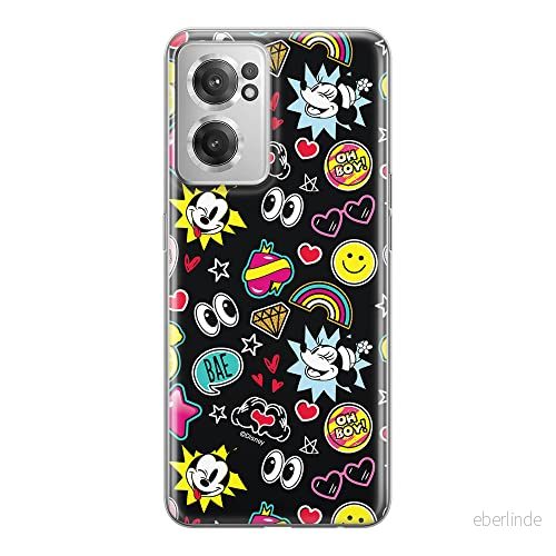 ERT GROUP mobiltelefonfodral för Oneplus NORD CE 2 originalt och officiellt licensierat Disney mönster Mickey & Minnie 013 anpassad till formen på mobiltelefonen, fodral tillverkad av TPU plast 5905511282141