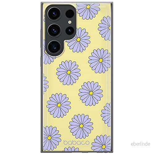 ERT GROUP mobiltelefonfodral för Samsung S23 ULTRA originalt och officiellt licensierat Babaco mönster Flowers 021 optimalt anpassad till formen på mobiltelefonen, fodral tillverkad av TPU plast 5905511468132