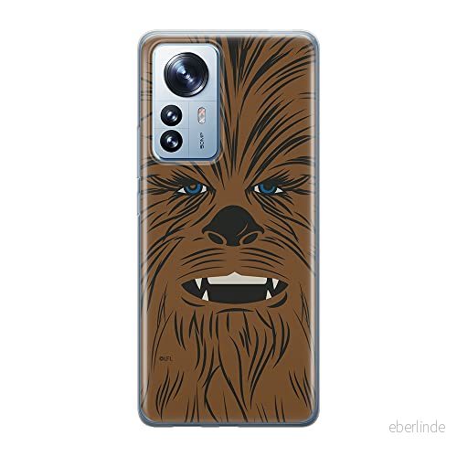 ERT GROUP mobiltelefonfodral för Xiaomi 12 / 12X originalt och officiellt licensierat Star Wars mönster Chewbacca 005 optimalt anpassad till formen på mobiltelefonen, fodral tillverkad av TPU plast 5905511484989
