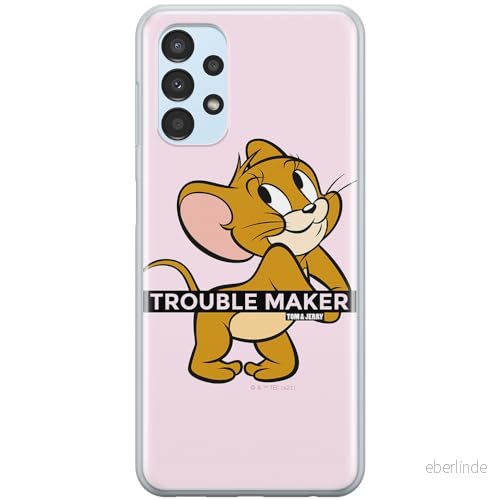 ERT GROUP mobiltelefonfodral för Samsung A13 4G originalt och officiellt licensierat Tom and Jerry mönster 012 optimalt anpassad till formen på mobiltelefonen, fodral tillverkad av TPU plast 5904805547614