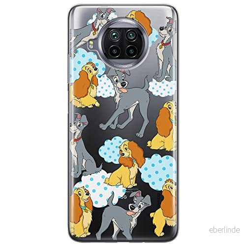 ERT GROUP mobiltelefonfodral för Xiaomi MI 10T LITE/REDMI NOTE 9 PRO 5G originalt och officiellt licensierat Disney mönster Lady and the Tramp 004, gedeeltelijk transparant 5905131774569