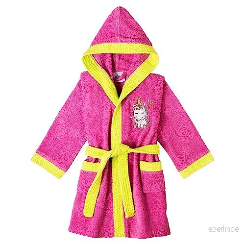 Barnbadrock fuchsia 100% Oeko TEX® bomull storlek: 68 år 8435690603750