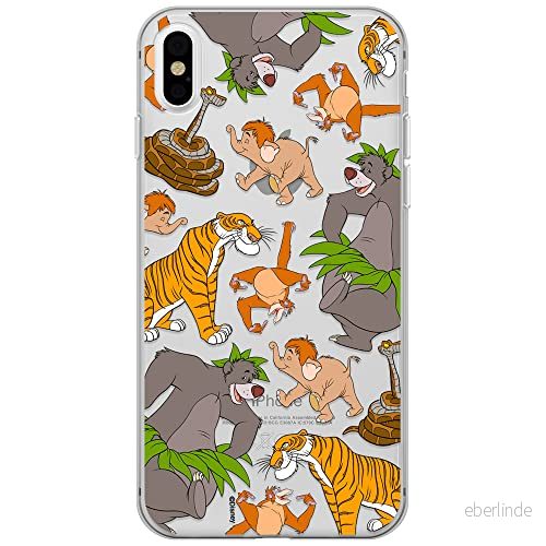 ERT GROUP mobiltelefonfodral för Iphone X/XS originalt och officiellt licensierat Disney mönster Jungle Book 003 optimalt anpassad till formen på mobiltelefonen, gedeeltelijk transparant 5905131781741