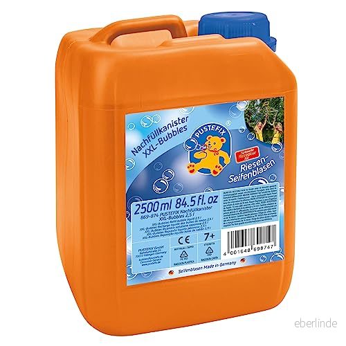 PUSTEFIX XXL Bubbles påfyllningsbehållare I 2,5 l tvålbubblor 4001648698747