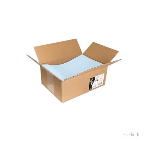 Clairefontaine 7053C förpackning med 200 oslag pollen 229 x 324 mm, självhäftande, 1 förpackning, blå 3329680705300