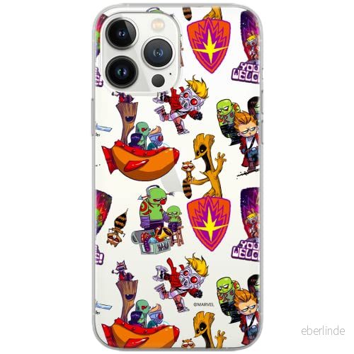 ERT GROUP mobiltelefonfodral för Samsung A71 originalt och officiellt licensierat Marvel mönster Guardians of the Galaxy 007 Vit anpassad till formen på mobiltelefonen, gedeeltelijk transparant 5903537495132