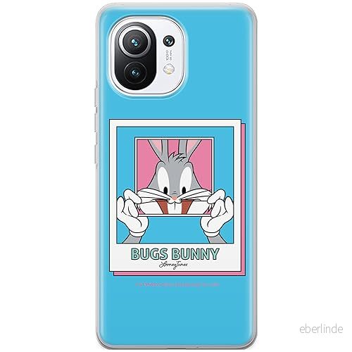 ERT GROUP mobiltelefonfodral för Xiaomi 11 originalt och officiellt licensierat Looney Tunes mönster Bugs 024 optimalt anpassad till formen på mobiltelefonen, fodral tillverkad av TPU plast 5905795090395