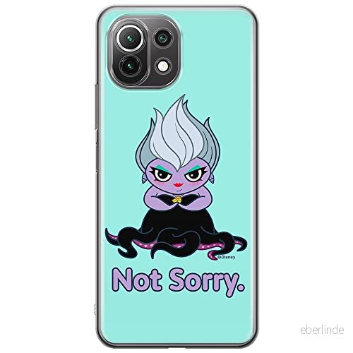 ERT GROUP mobiltelefonfodral för Xiaomi 11 LITE 4G/5G originalt och officiellt licensierat Disney mönster Ursula 004, fodral tillverkad av TPU plast 5905131459091