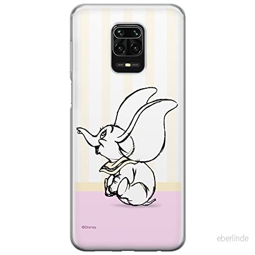 ERT GROUP mobiltelefonfodral för Xiaomi REDMI NOTE 9 PRO/ 9S originalt och officiellt licensierat Disney mönster Dumbo 009 anpassad till formen på mobiltelefonen, fodral tillverkad av TPU plast 5903040311325