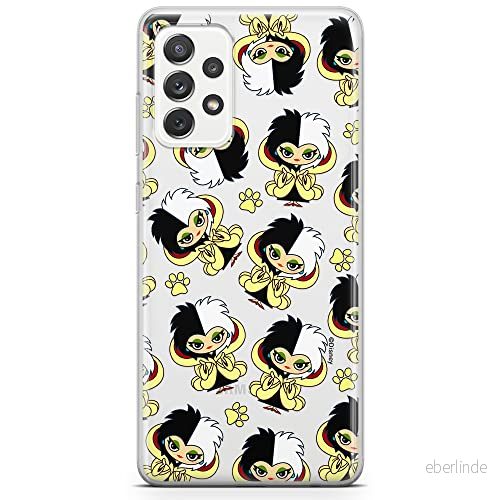 ERT GROUP mobiltelefonfodral för Samsung A73 5G originalt och officiellt licensierat Disney mönster Cruella 007 optimalt anpassad till formen på mobiltelefonen, gedeeltelijk transparant 5905131493095