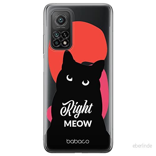 ERT GROUP mobiltelefonfodral för Huawei P30 originalt och officiellt licensierat Babaco mönster Cats 004 Vit optimalt anpassad till formen på mobiltelefonen, gedeeltelijk transparant 5905131089755