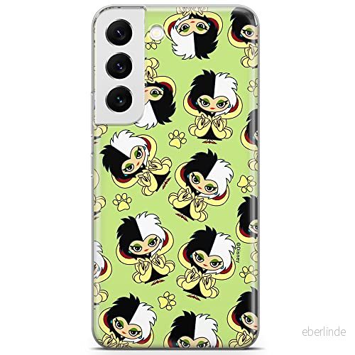 ERT GROUP mobiltelefonfodral för Samsung S22 PLUS originalt och officiellt licensierat Disney mönster Cruella 007 optimalt anpassad till formen på mobiltelefonen, fodral tillverkad av TPU plast 5905131495532