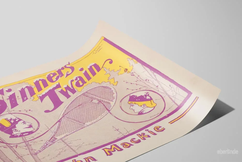 Vintageposter Sinners Twain av John Mackie - Bild 2