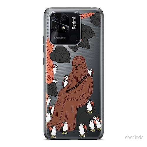 ERT GROUP mobiltelefonfodral för Xiaomi REDMI 10C originalt och officiellt licensierat Star Wars mönster Chewbacca 006 optimalt anpassad till formen på mobiltelefonen, gedeeltelijk transparant 5905511543822