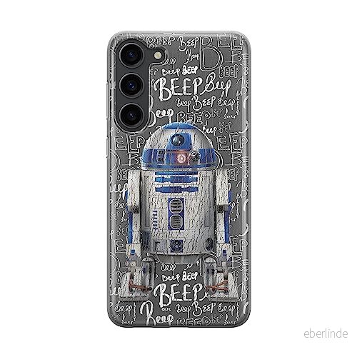 ERT GROUP mobiltelefonfodral för Samsung S23 PLUS originalt och officiellt licensierat Star Wars mönster R2D2 004 optimalt anpassad till formen på mobiltelefonen, fodral tillverkad av TPU plast 5905511440404