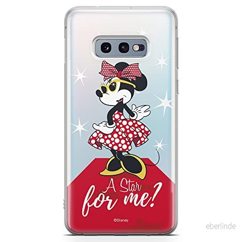 ERT GROUP mobiltelefonfodral för Samsung S10e originalt och officiellt licensierat Disney mönster Minnie 044 optimalt anpassad till formen på mobiltelefonen, gedeeltelijk transparant 5903040679685