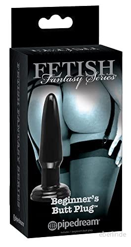 Pipedream Fetish Fantasy Series Limited Edition Beginner's Butt Plug Black 11,4 cm 603912320589