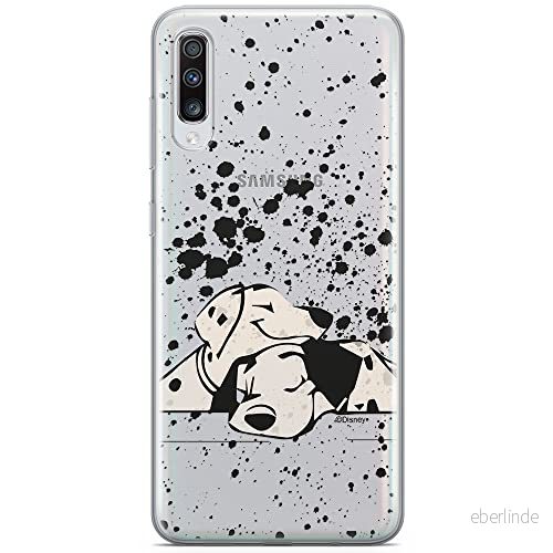 ERT GROUP mobiltelefonfodral för Samsung A70 originalt och officiellt licensierat Disney mönster Dalmatian 003 optimalt anpassad till formen på mobiltelefonen, gedeeltelijk transparant 5902980409581