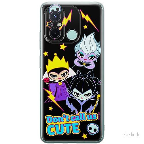 ERT GROUP mobiltelefonfodral för Xiaomi REDMI 12C/ 11A originalt och officiellt licensierat Disney mönster Villains 003, fodral tillverkad av TPU plast 5905511856182