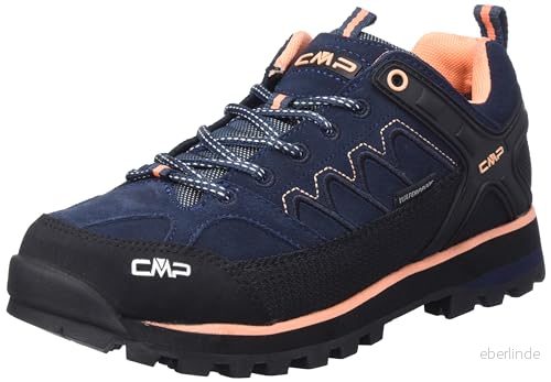 CMP Moon Low Wmn Trekking Wp 31q4786, Walking Shoe Damer, Blue Ink Sunrise, 42 EU 8058949214325
