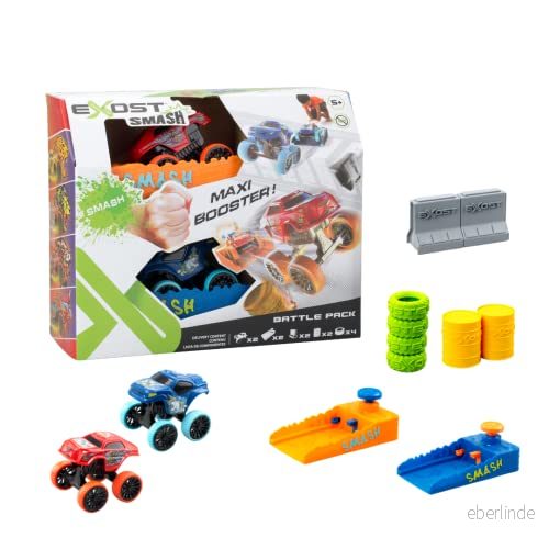 Exost Smash 2 Bilar Friction och Booster tillbehör, samlarleksak, från 5 år 4891813206613