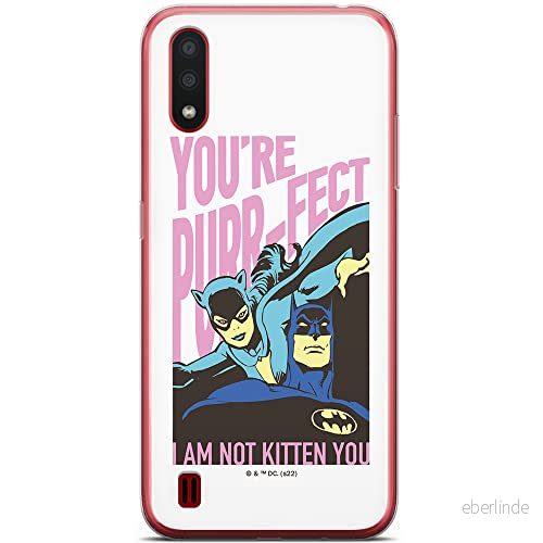 ERT GROUP mobiltelefonfodral för Samsung A01 originalt och officiellt licensierat DC mönster Batman 067 optimalt anpassad till formen på mobiltelefonen, fodral tillverkad av TPU plast 5905131519009