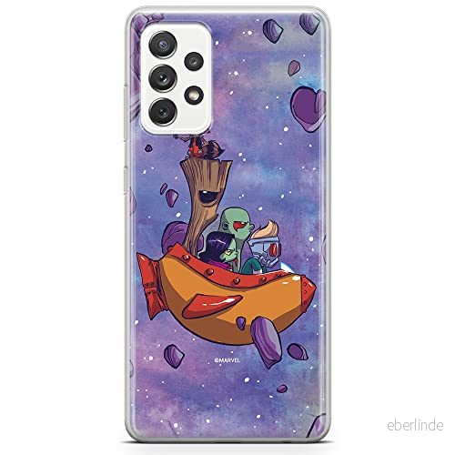 ERT GROUP mobiltelefonfodral för Samsung A73 5G originalt och officiellt licensierat Marvel mönster Guardians of the Galaxy 010 anpassad till formen på mobiltelefonen, fodral tillverkad av TPU plast 5904805521874