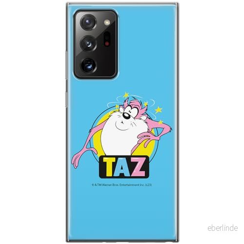 ERT GROUP mobiltelefonfodral för Samsung GALAXY NOTE 20 ULTRA originalt och officiellt licensierat Looney Tunes mönster Tasmanian 007, fodral tillverkad av TPU plast 5905795136413