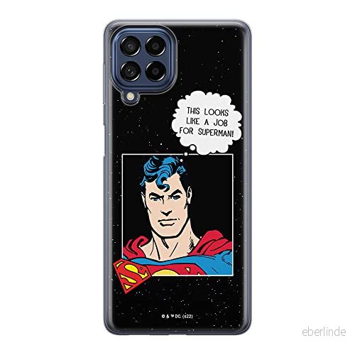 ERT GROUP mobiltelefonfodral för Samsung M33 5G originalt och officiellt licensierat DC mönster Superman 037 optimalt anpassad till formen på mobiltelefonen, fodral tillverkad av TPU plast 5905511353261