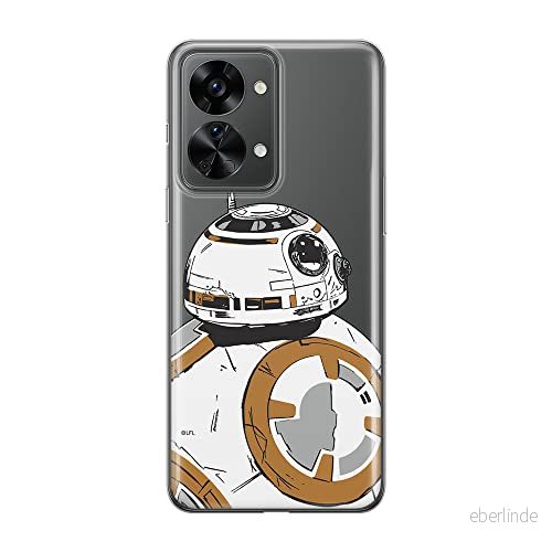 ERT GROUP mobiltelefonfodral för Oneplus NORD 2T 5G originalt och officiellt licensierat Star Wars mönster BB 8 009 optimalt anpassad till formen på mobiltelefonen, gedeeltelijk transparant 5905511269463