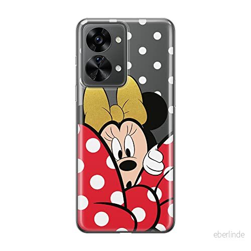 ERT GROUP mobiltelefonfodral för Oneplus NORD 2T 5G originalt och officiellt licensierat Disney mönster Minnie 015 optimalt anpassad till formen på mobiltelefonen, gedeeltelijk transparant 5905511264932