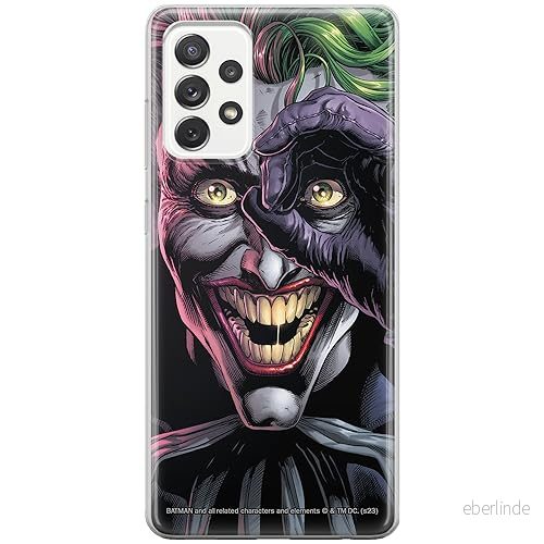 ERT GROUP mobiltelefonfodral för Samsung A73 5G originalt och officiellt licensierat DC mönster Joker 024 optimalt anpassad till formen på mobiltelefonen, fodral tillverkad av TPU plast 5905795057909