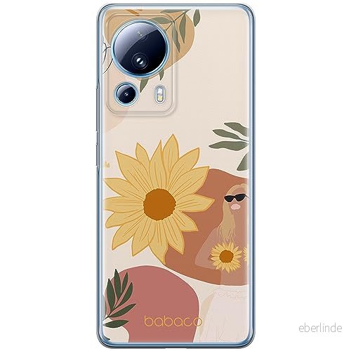 ERT GROUP mobiltelefonfodral för Xiaomi 13 LITE/CIVI 2 originalt och officiellt licensierat Babaco mönster Flowers 015 optimalt anpassad till formen på mobiltelefonen, fodral tillverkad av TPU plast 5905511922818