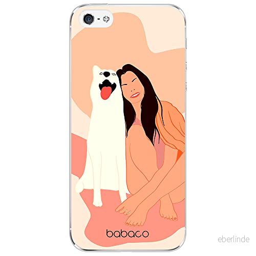 ERT GROUP mobiltelefonfodral för Iphone 5/5S/SE originalt och officiellt licensierat Babaco mönster Dogs 005 optimalt anpassad till formen på mobiltelefonen, fodral tillverkad av TPU plast 5905131022745
