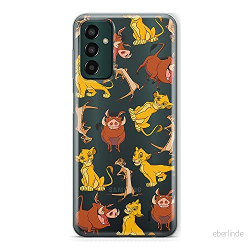 ERT GROUP mobiltelefonfodral för Samsung M13 4G originalt och officiellt licensierat Disney mönster Simba & Friends 010 optimalt anpassad till formen på mobiltelefonen, gedeeltelijk transparant 5905511336622